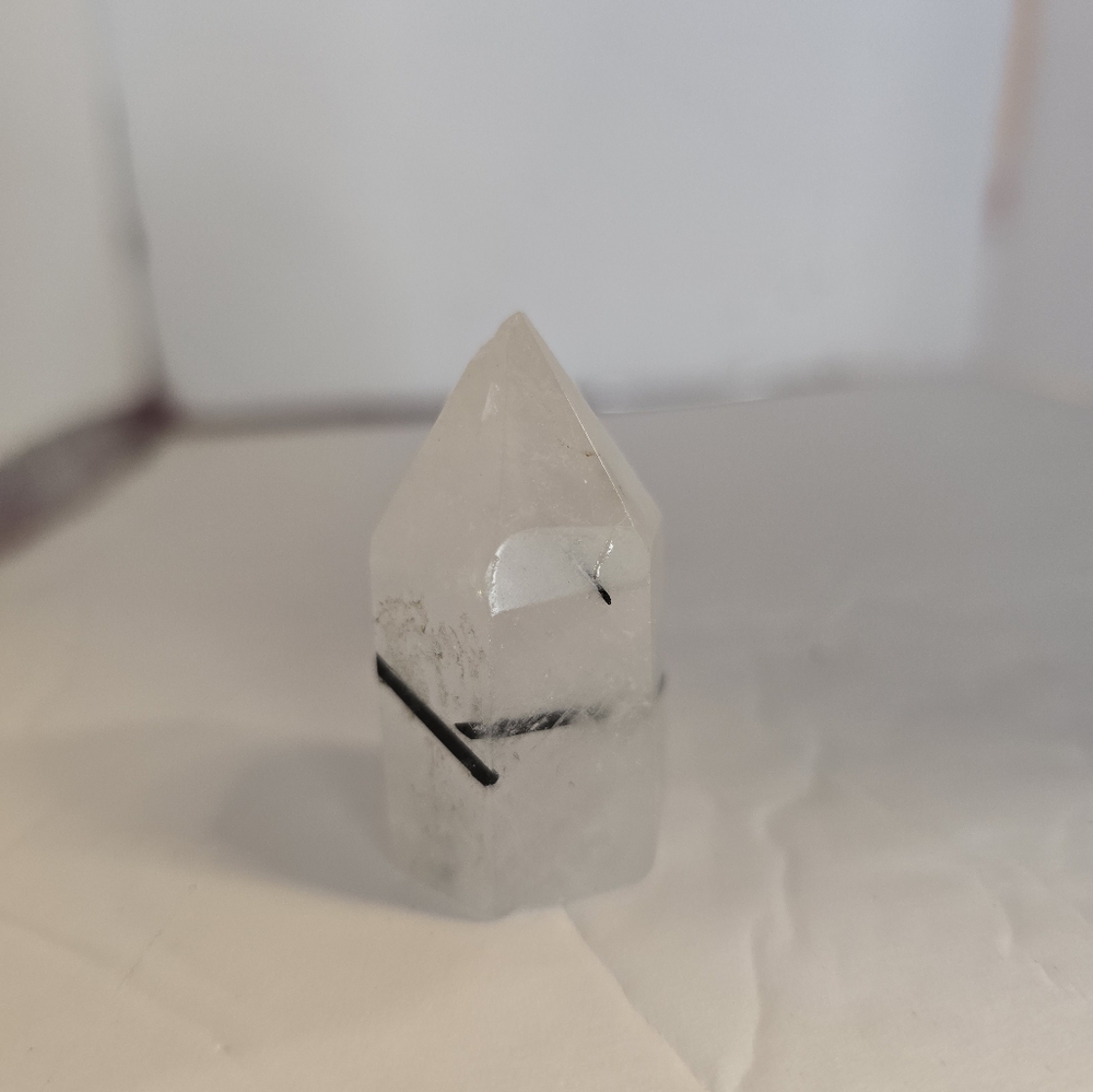 Tourmaline Quartz with Black Inclusions